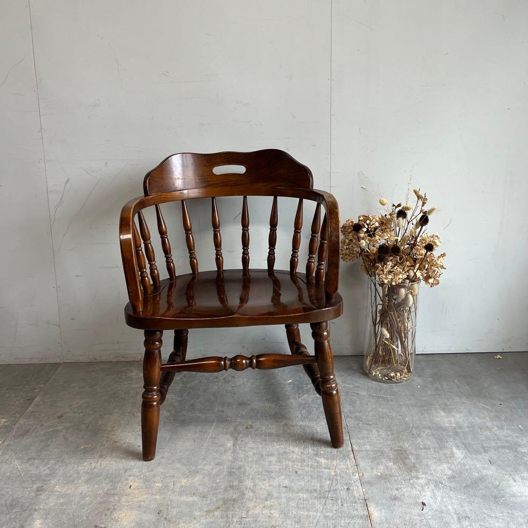 ヴィンテージ KASHIWA 柏木工 ダイニングチェア 椅子 ブラウン z513