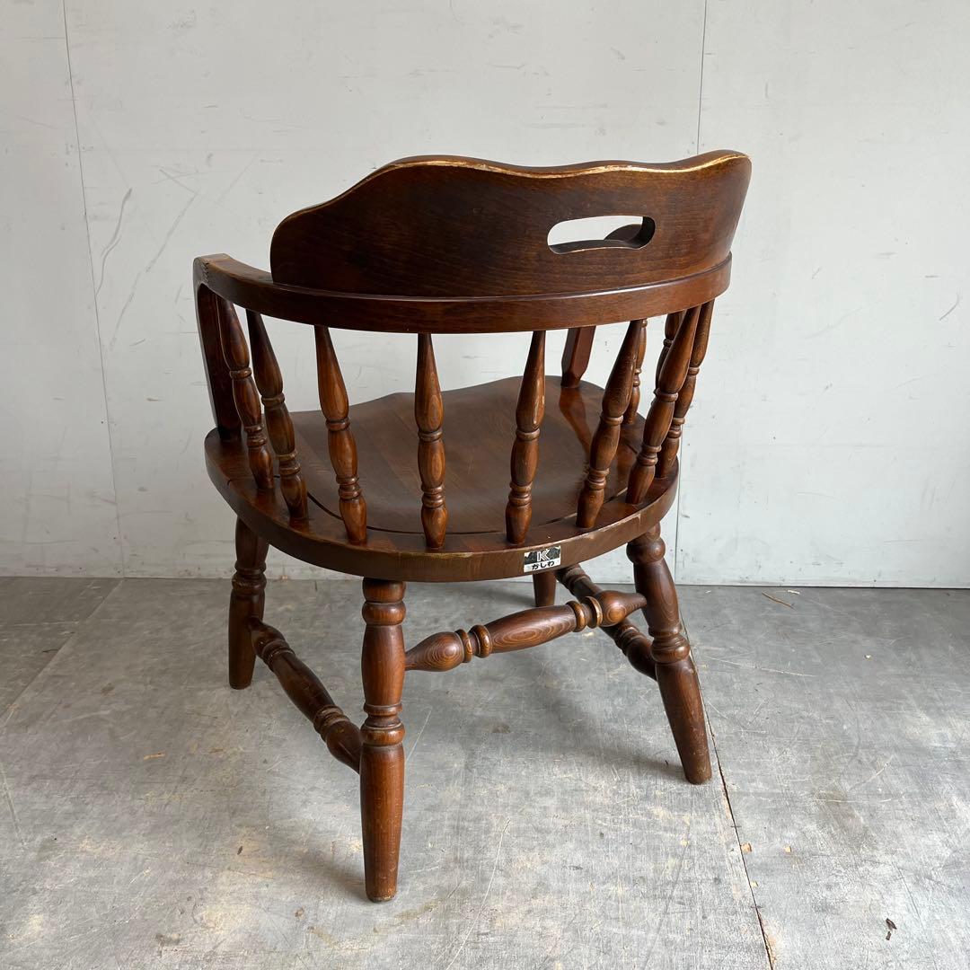 ヴィンテージ KASHIWA 柏木工 ダイニングチェア 椅子 ブラウン z513