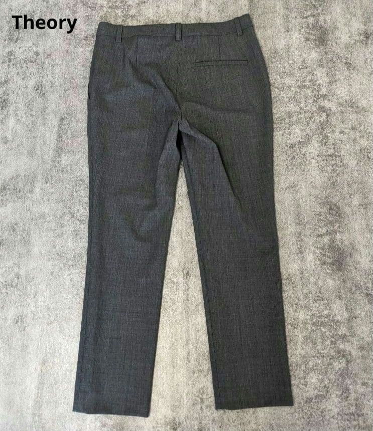 【アップル様】Theory ジャケット＆パンツ ノーカラー セットアップ ★美品