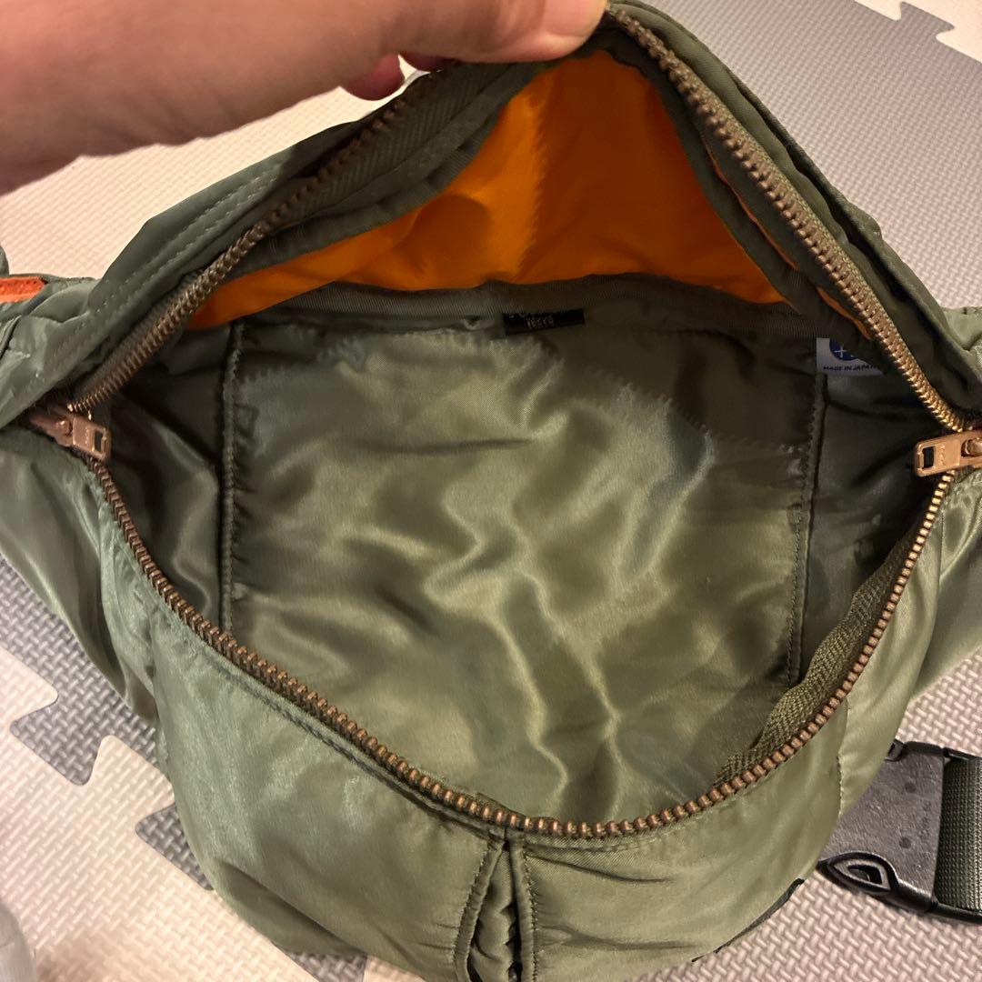 PORTER TANKER オリーブ ボディバッグ ウエストポーチ