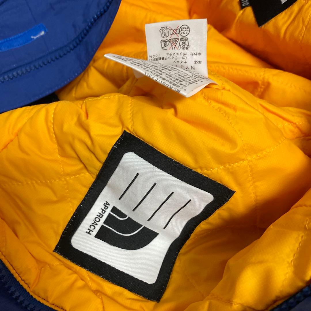 美品　ノースフェイス　スノボウェア　スキー　ジャンプスーツつなぎ　青　110