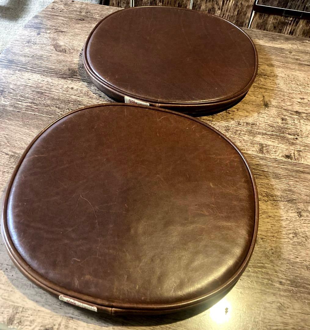 ACME アクメファニチャー　本革レザー　シートクッション　★2個セット