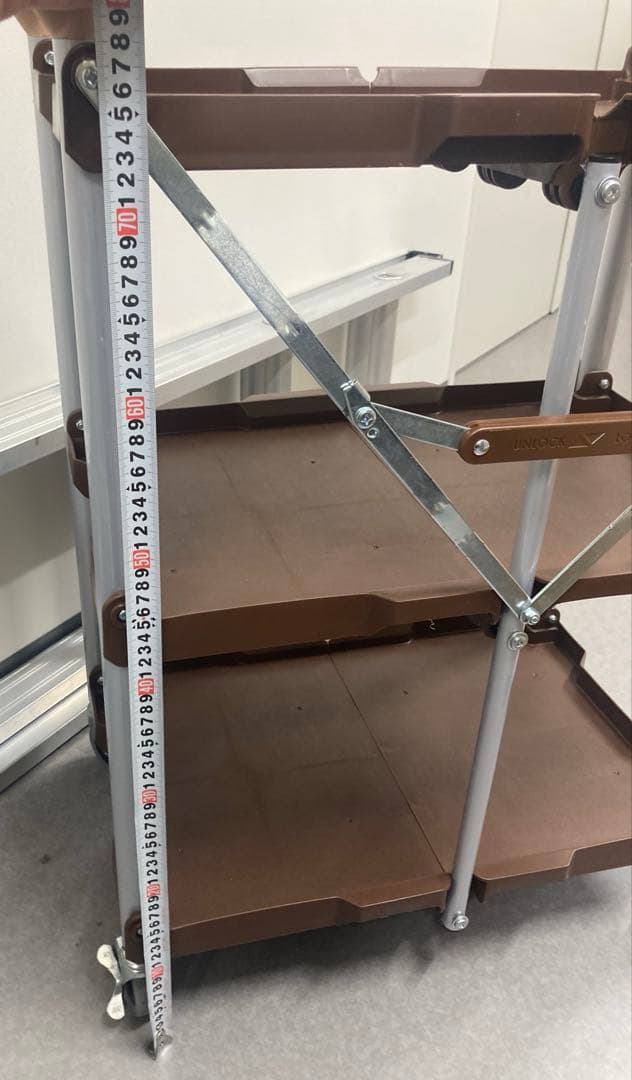 万能折りたたみワゴン　黒のみ