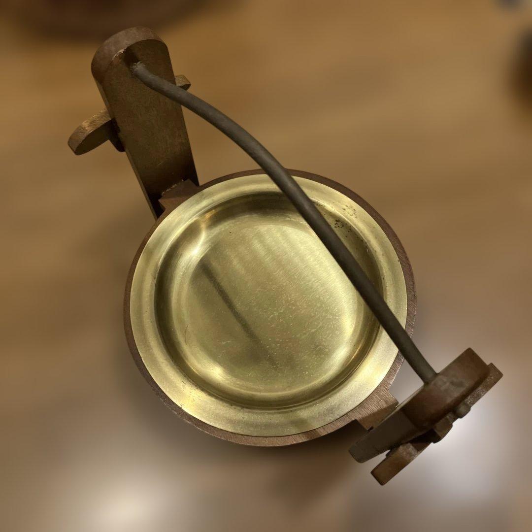 マニー　チェリー丸型籐籠ボックス真鍮アクセサリースタンド真鍮アクセサリートレー