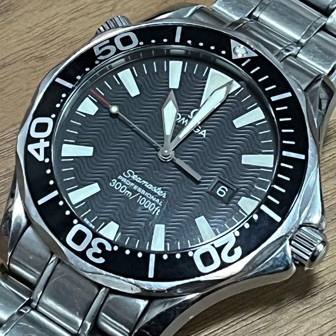 オメガ　シーマスター　クォーツ稼働中