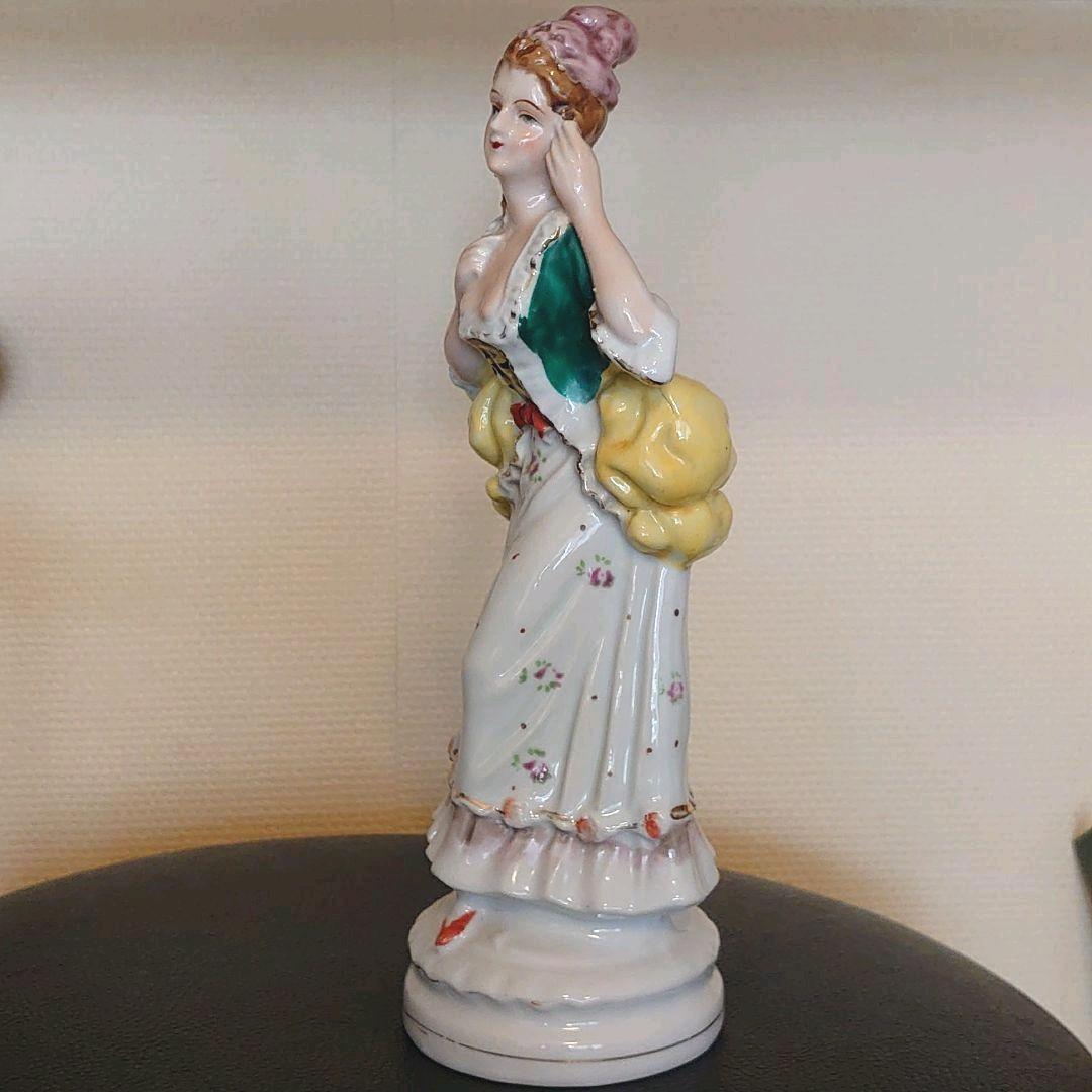 オキュパイドジャパン 陶器製人形 貴婦人 アンティーク コレクション