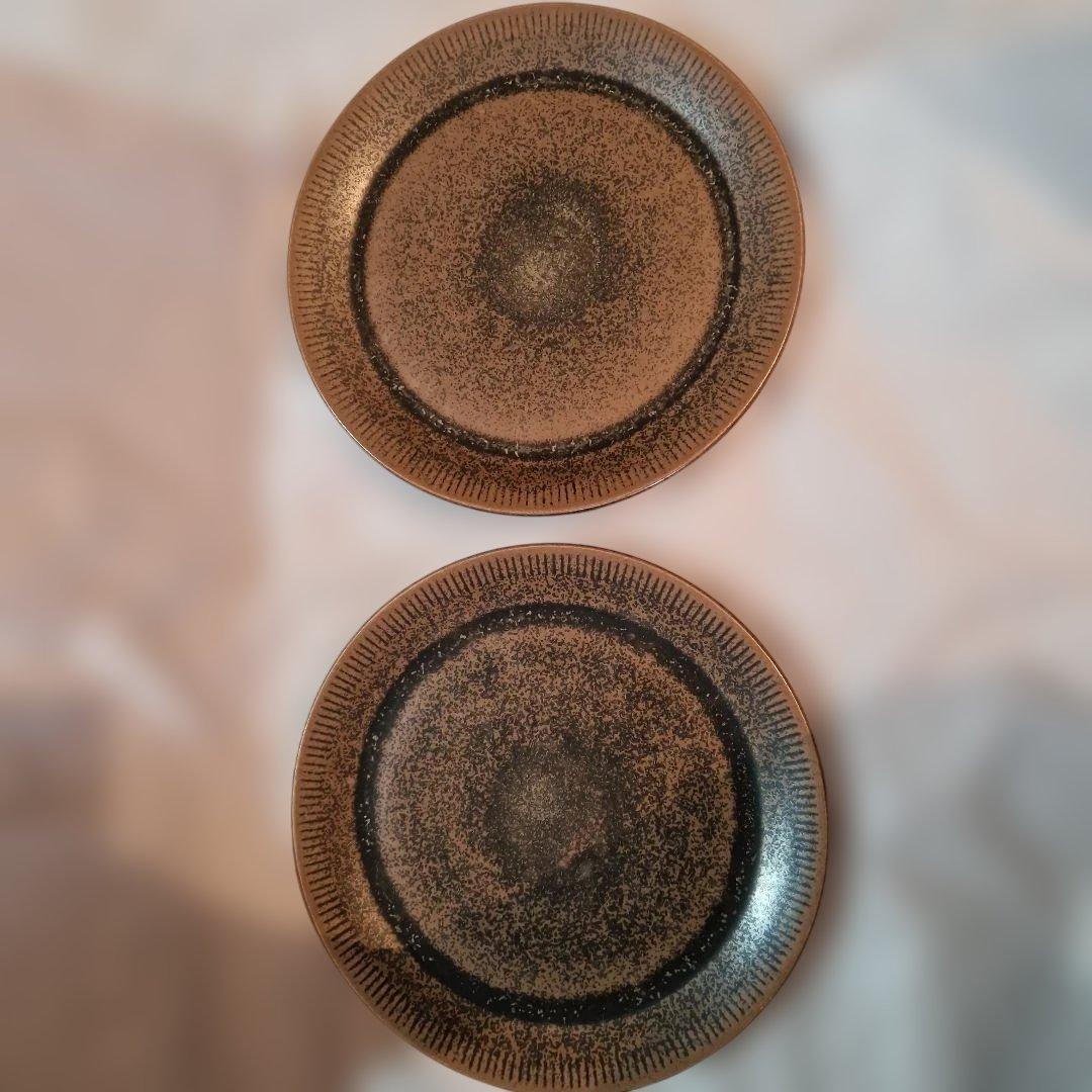 デンマーク製 KNABSTRUP Noddebo 25cm プレート　二枚セット