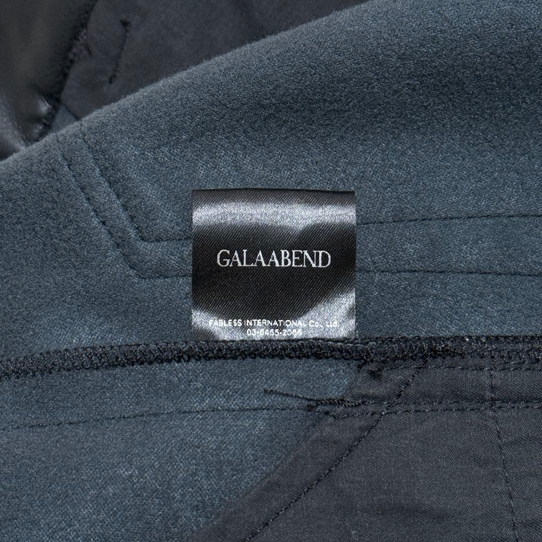 ガラアーベント ウォッシャブル エコレザー パンツ サイズ：48 ブラック