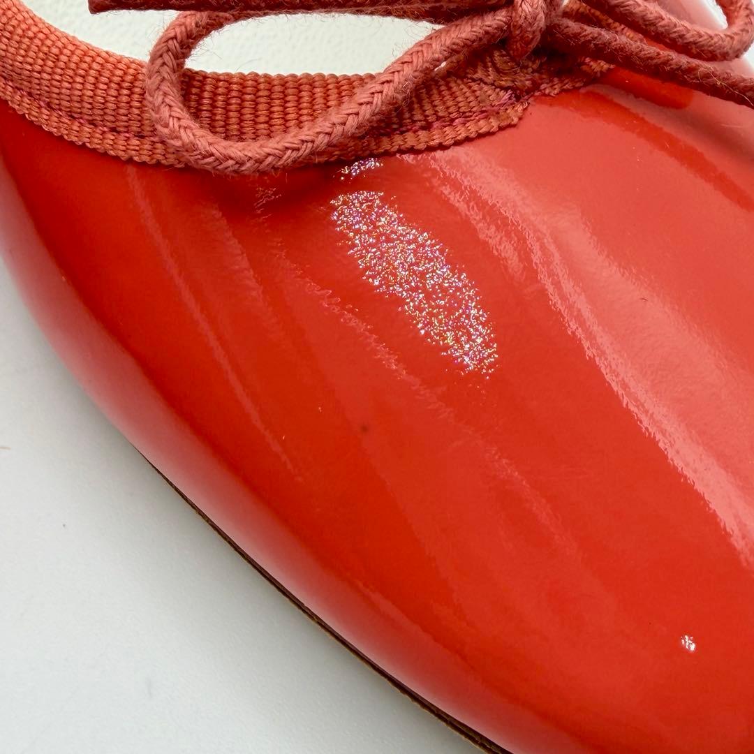 未使用級✨repetto パンプス パナム コーラルピンク エナメル 24㎝