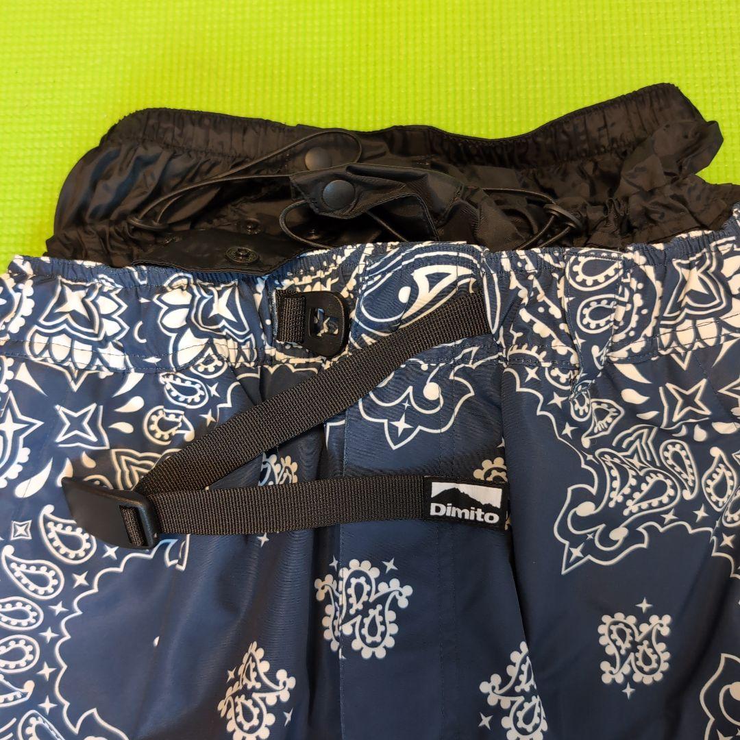 Dimito バンダナ柄 スノーボードウェア