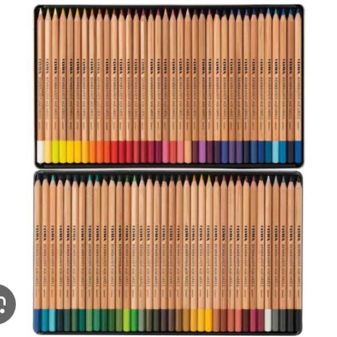 LYRA レンブラントアクアレル 水彩色鉛筆 72色