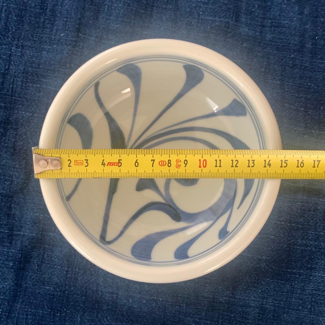 【値下げ中】砥部焼 5個セット【バラ売り可】梅山窯 唐草鉢