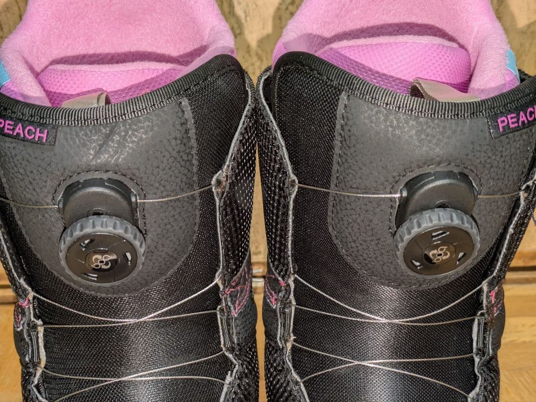 BURTON スノーボードブーツ PEACH BOA 女性用 ブラック/ピンク