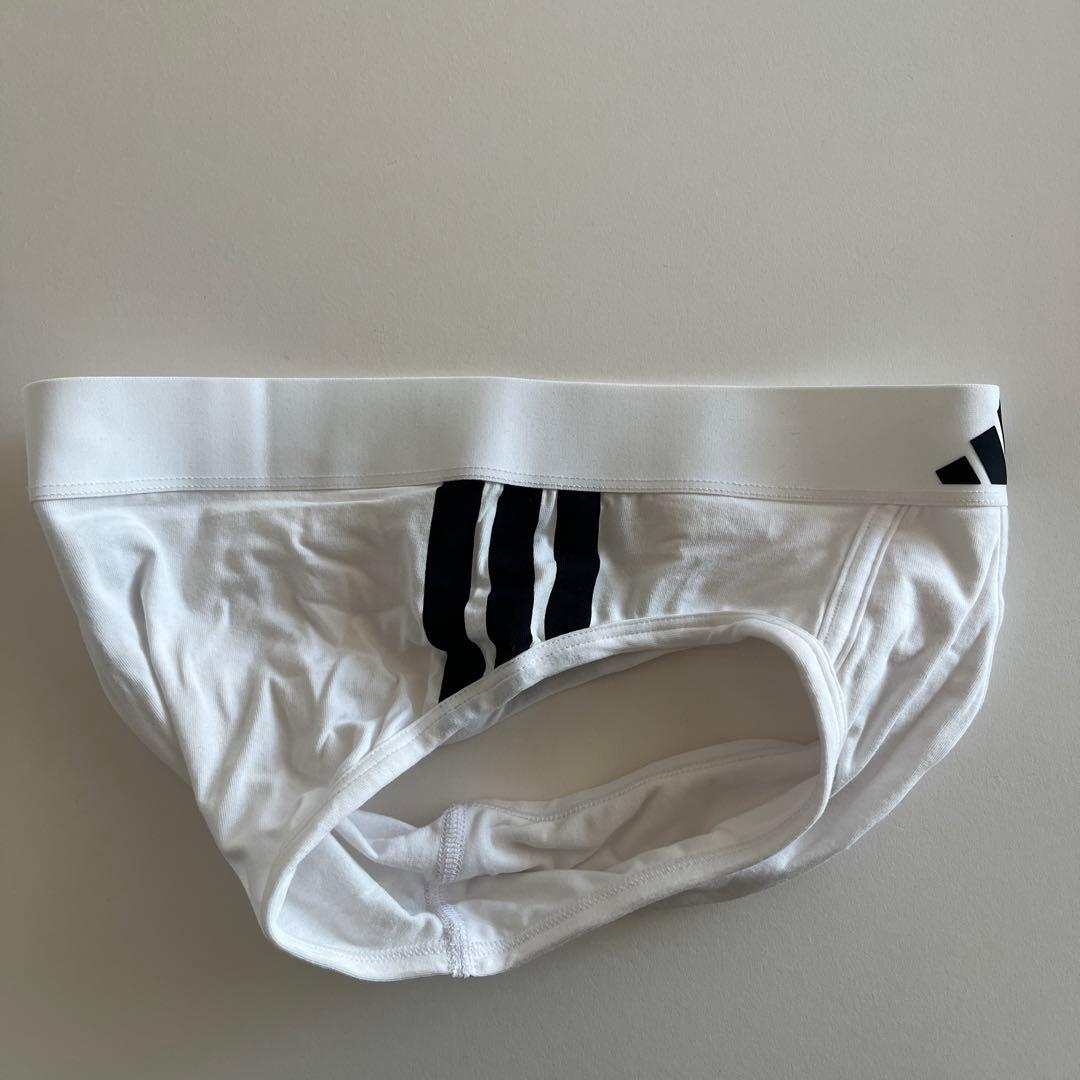 adidas アディダス　ローライズブリーフ　L(M) 3枚セット　白ブリーフ
