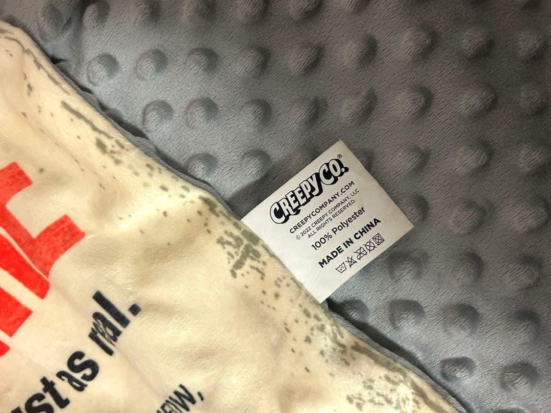 悪魔のいけにえ VHSテープ柄ブランケット【値下げ】