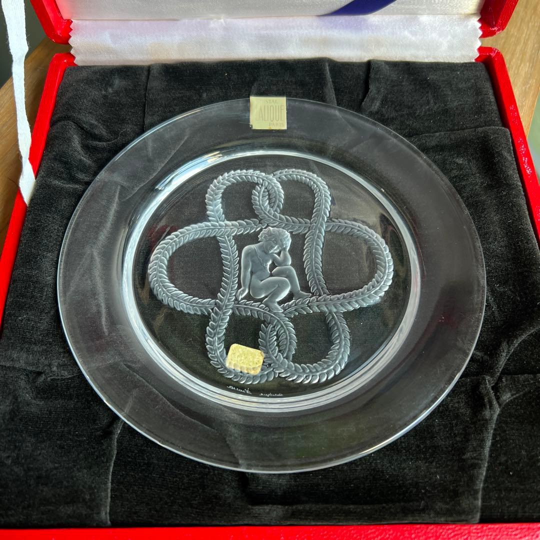 ルネ・ラリック　クリスタルガラス　お皿1/6