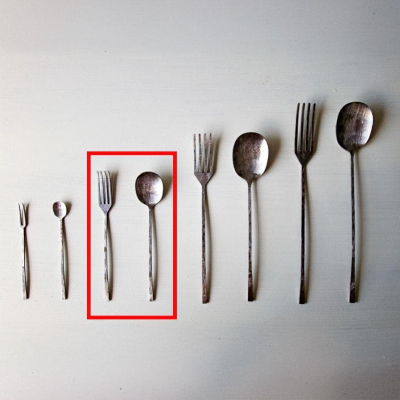 竹俣勇壱 カトラリー / デザートスプーン&フォーク 4本