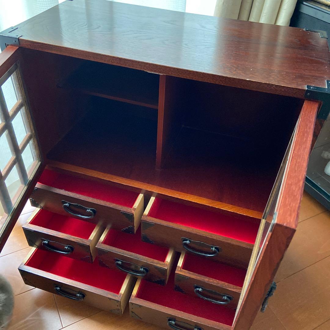 アンティーク木製収納インテリア 値段交渉歓迎　引き取り希望