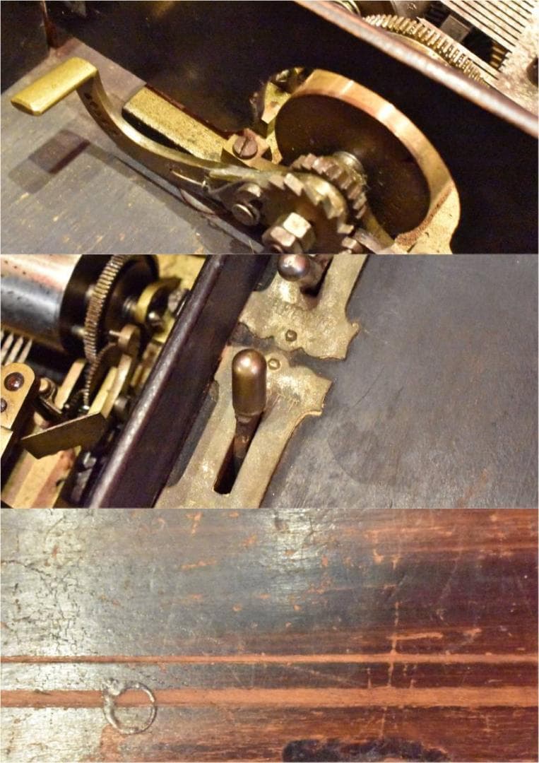 オルゴール レトロ アンティーク 木箱 動作品