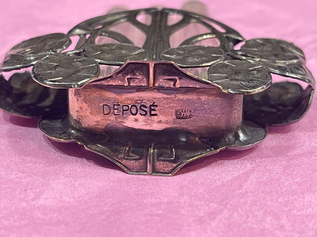 アンティークフランス アールヌーボー ボトルホルダー Art Nouveau