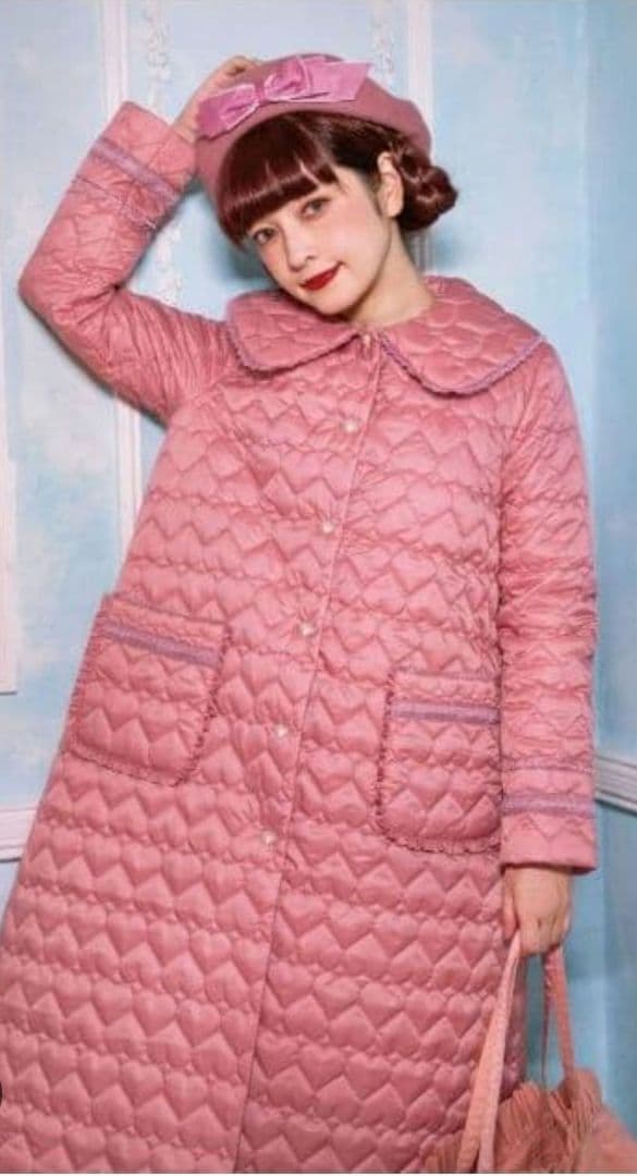 Maria pipi マリアピピ ロングコート キルティングコート ハート