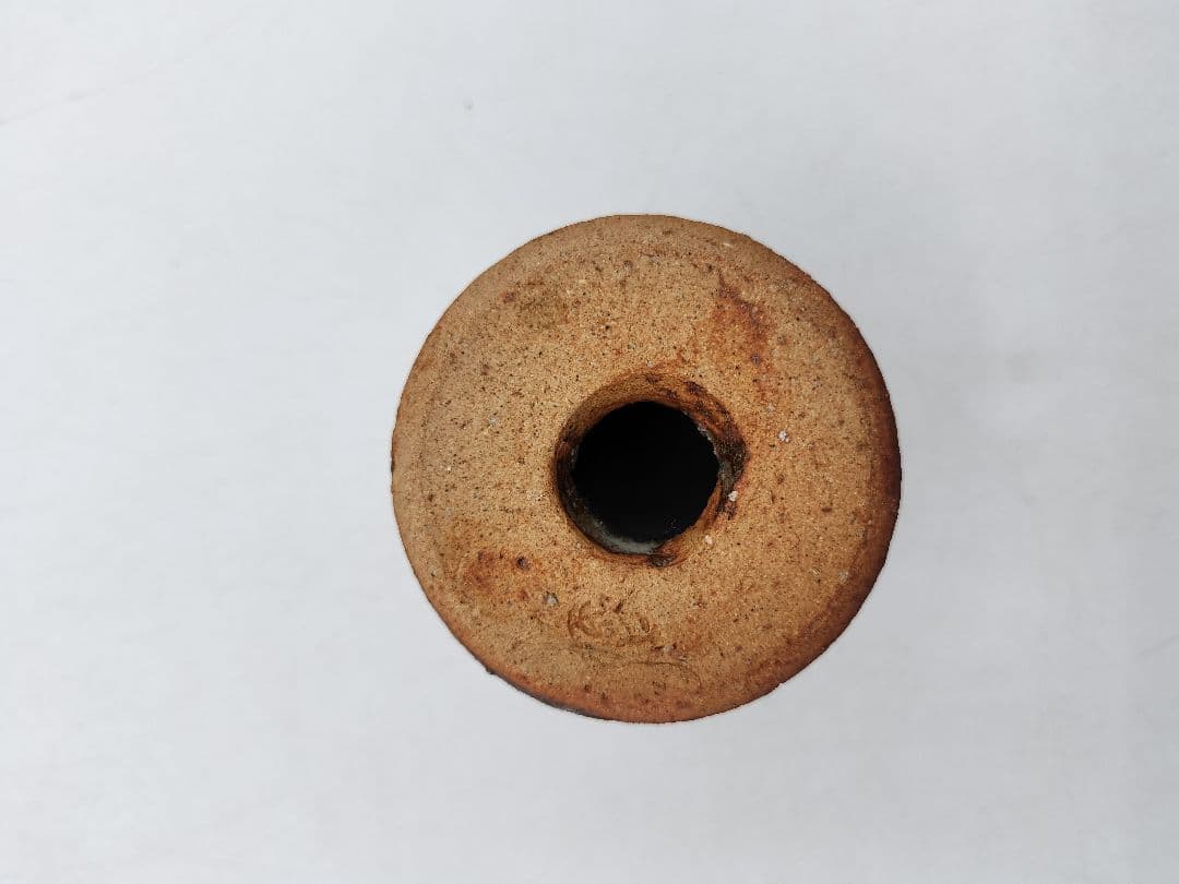 c801【未使用】蓋置 萩 椋原桂俊 木箱 茶道具