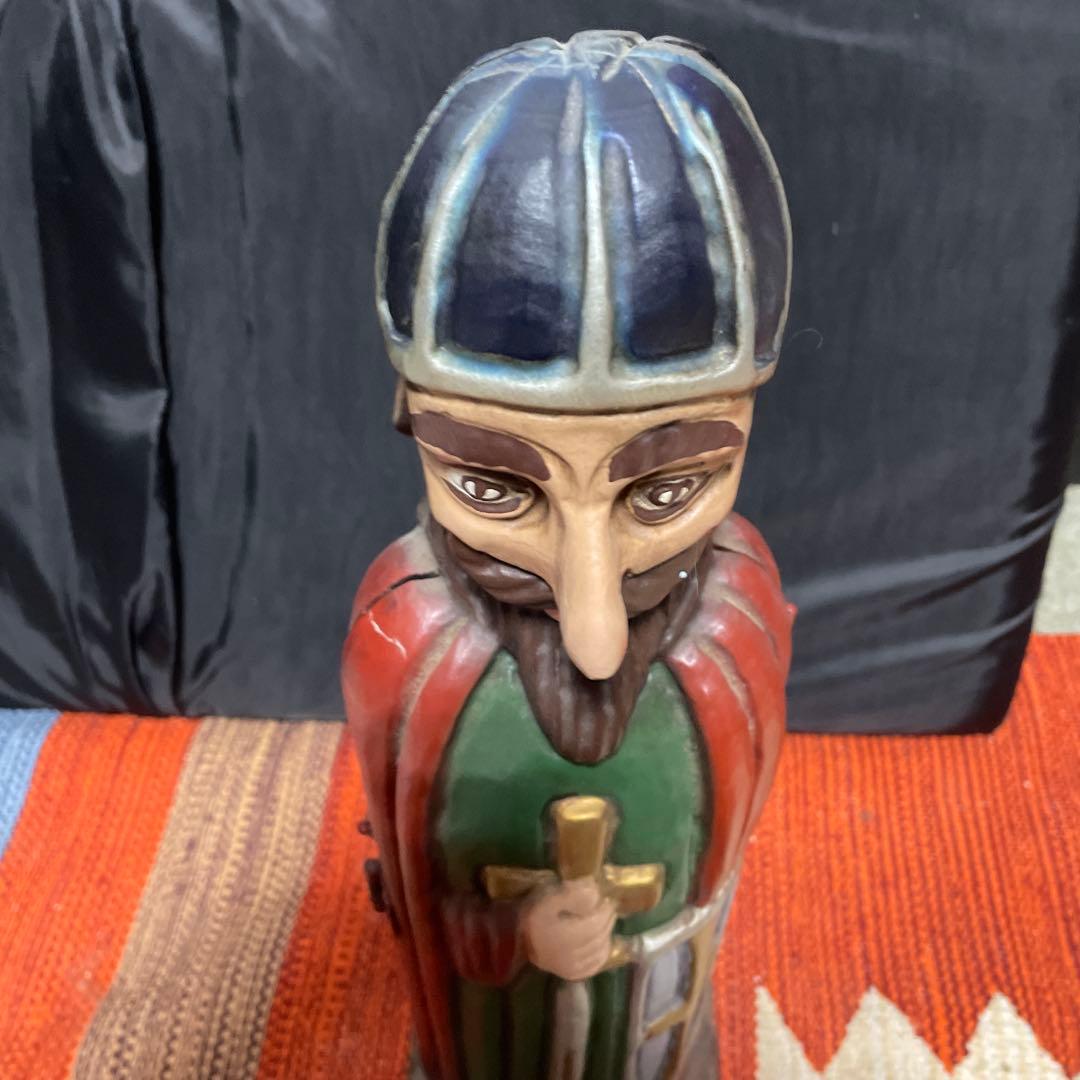 スペイン製　木彫　ワインボトルホルダー