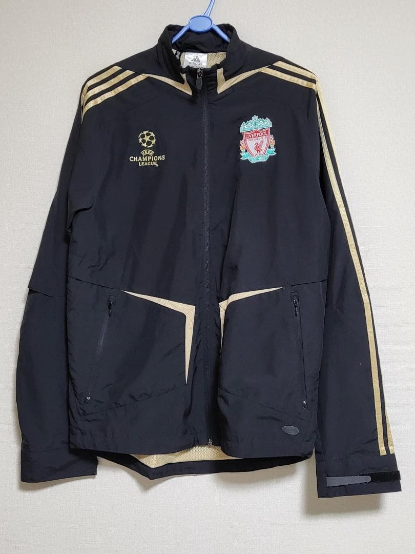 リバプール　CLアンセムジャケット　黒　チャンピオンズリーグ　リヴァプール