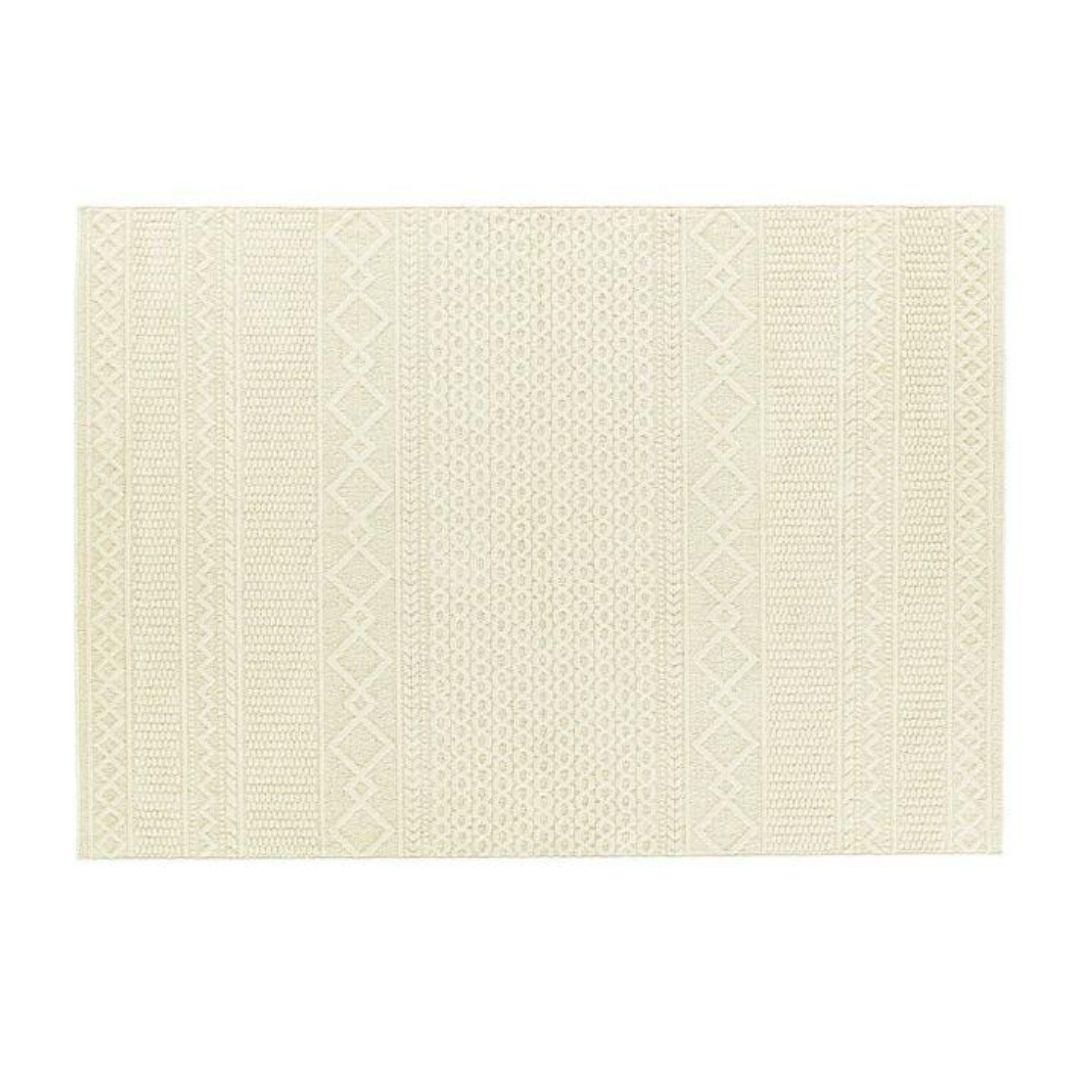 unico ラグ　140×200　アランニット　アイボリー※nchery※