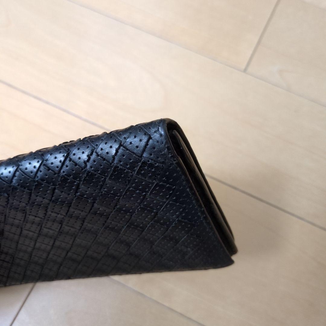 ボッテガヴェネタ イントレチャート 長財布黒
