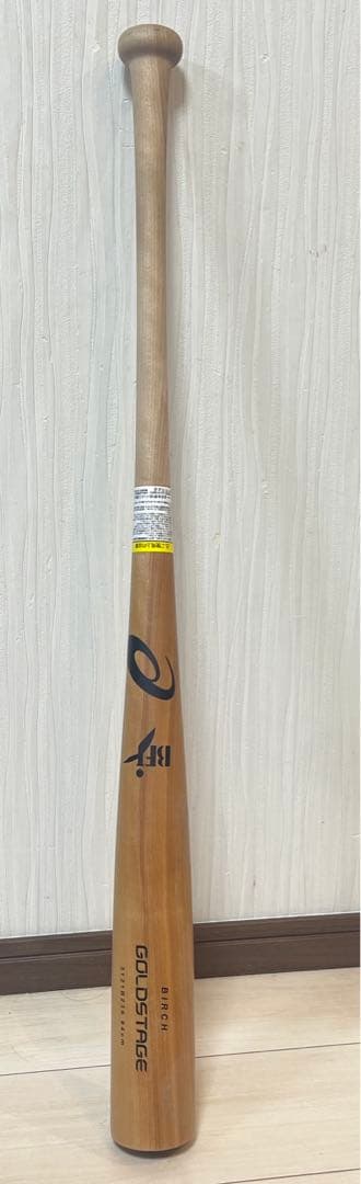 美品　硬式用木製バット　アシックス