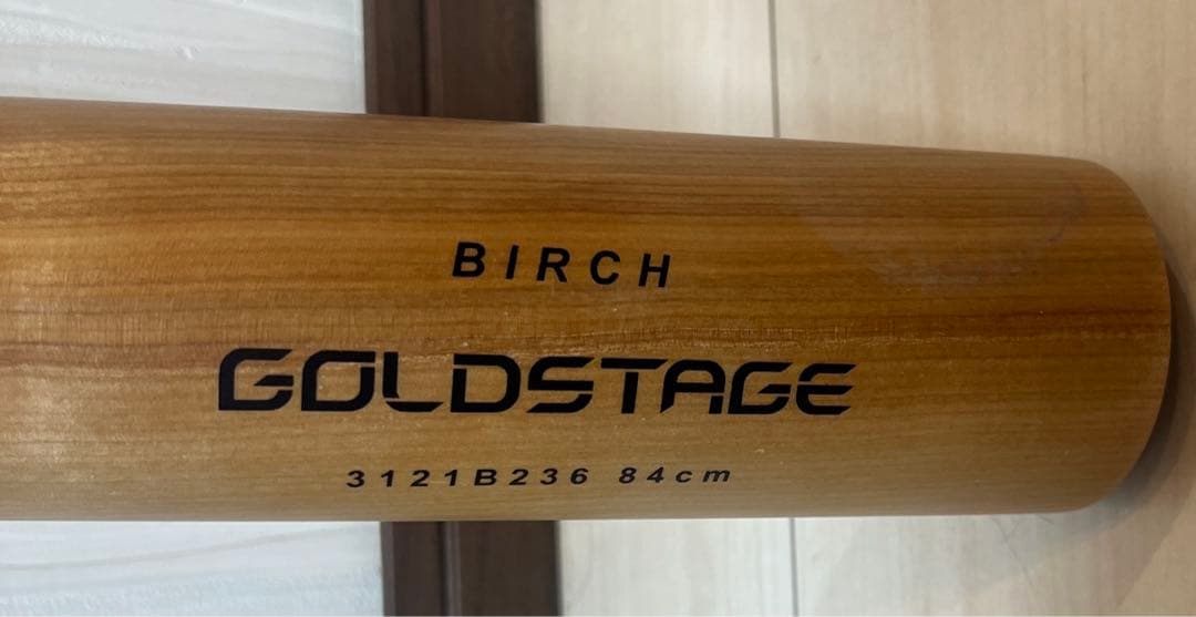 美品　硬式用木製バット　アシックス