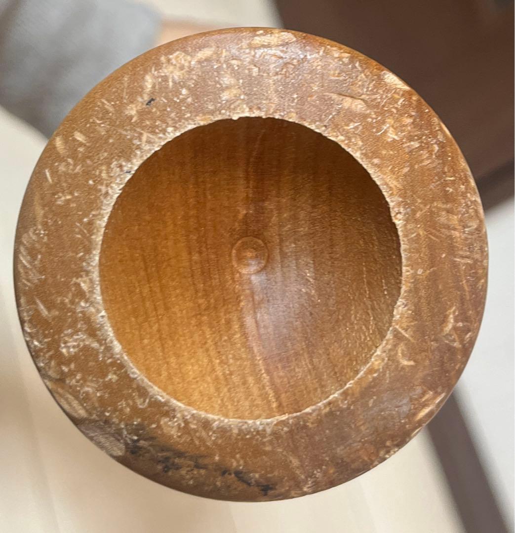 美品　硬式用木製バット　アシックス