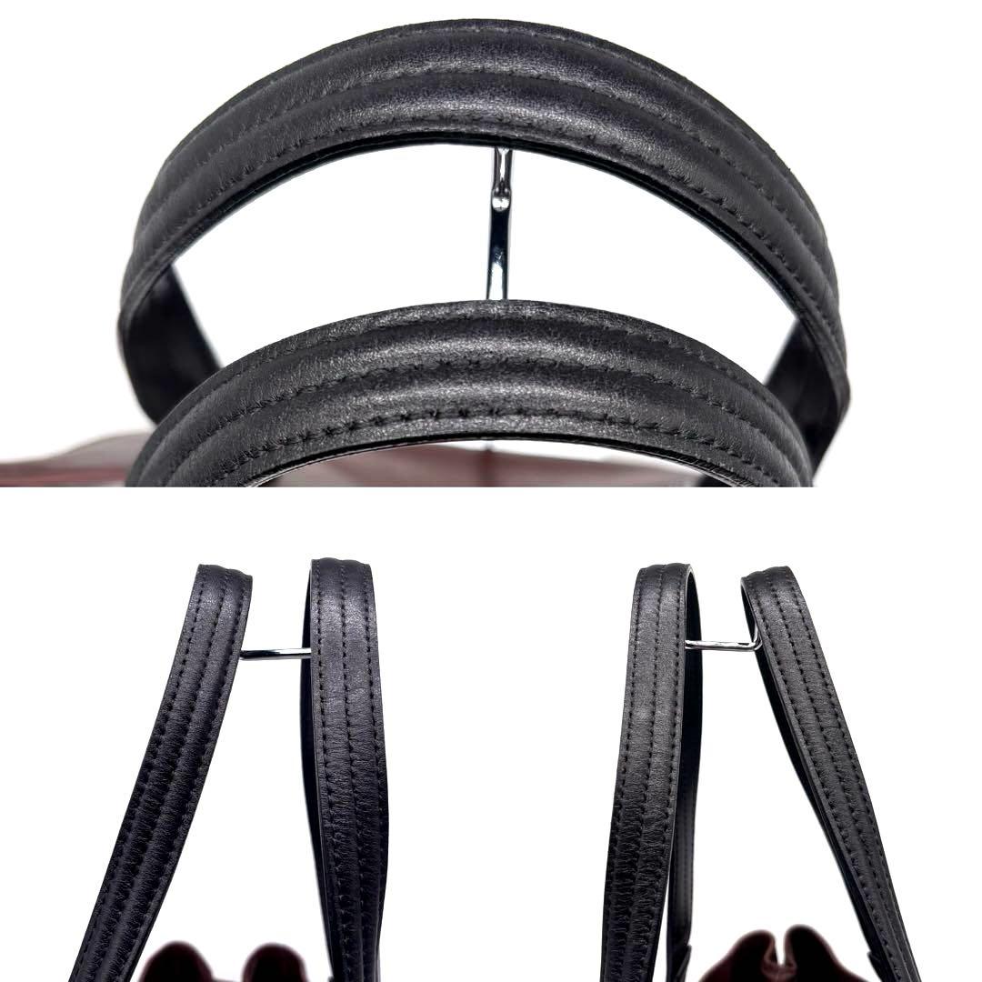 マスターピース　トートバッグ　Gloss ver.2　オールレザー　ポーチ付き