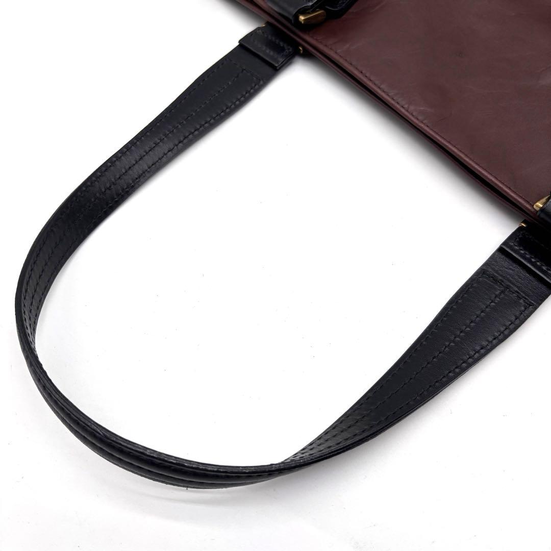 マスターピース　トートバッグ　Gloss ver.2　オールレザー　ポーチ付き