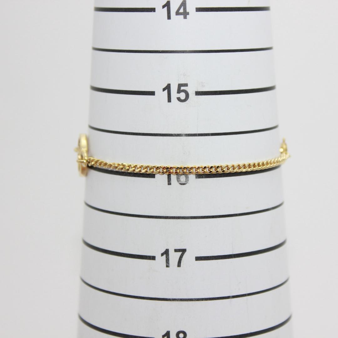 美品 Dior クリスチャンディオール ロゴ ゴールド ブレスレット