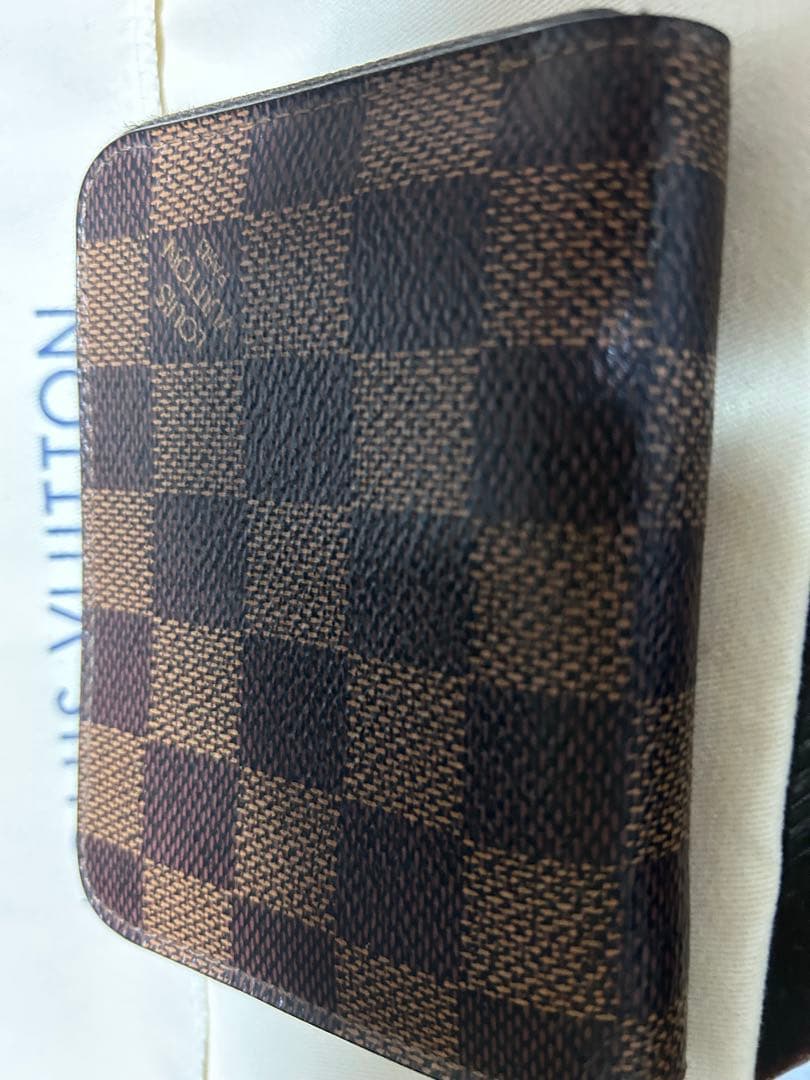 『ルイ・ヴィトン』ダミエジッピーパース　コンパクト　ブラウン