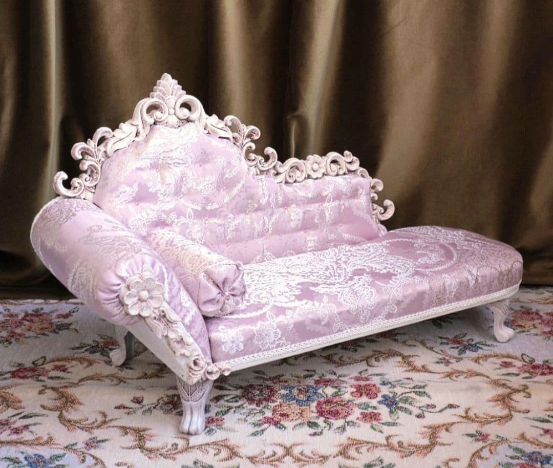 ドール用1/4サイズ クラシカルカウチソファ 家具 椅子