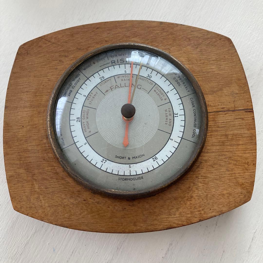 ヴィンテージ気圧計　アンティーク気圧計