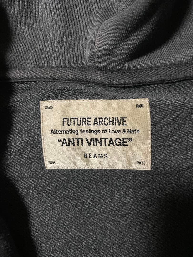 a*様 future archive ファー付きジップパーカー