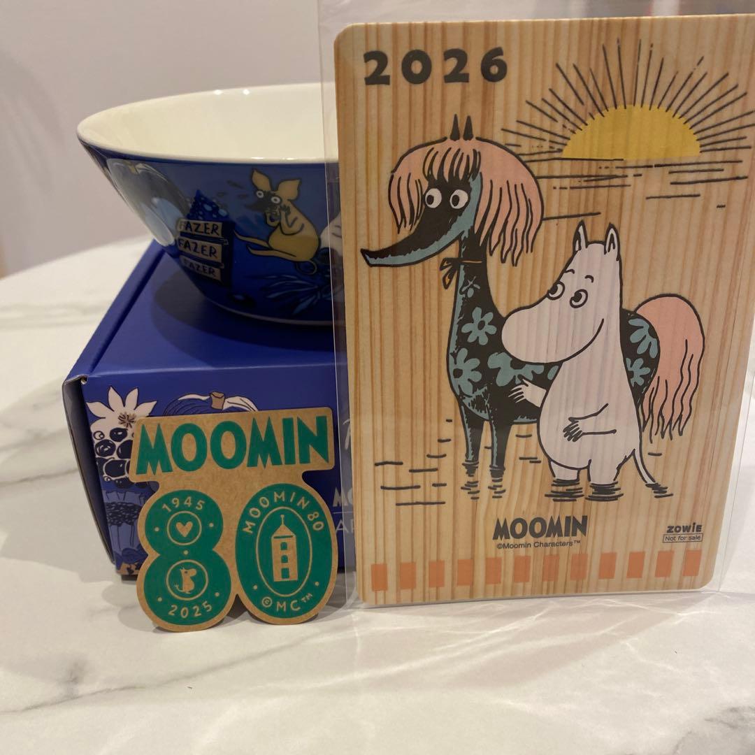 ムーミン アラビア ファッツェル 80周年 限定 ボウル　MOOMIN