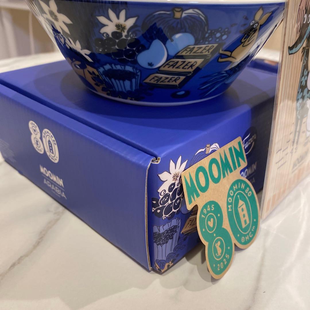 ムーミン アラビア ファッツェル 80周年 限定 ボウル　MOOMIN
