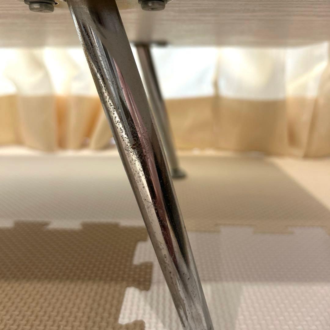 【カメ一】テレビ台 ローボード 幅120cm ホワイト　ガラス　収納つき