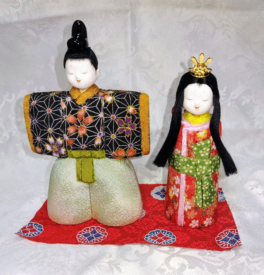 木目込みひな人形　立ち雛