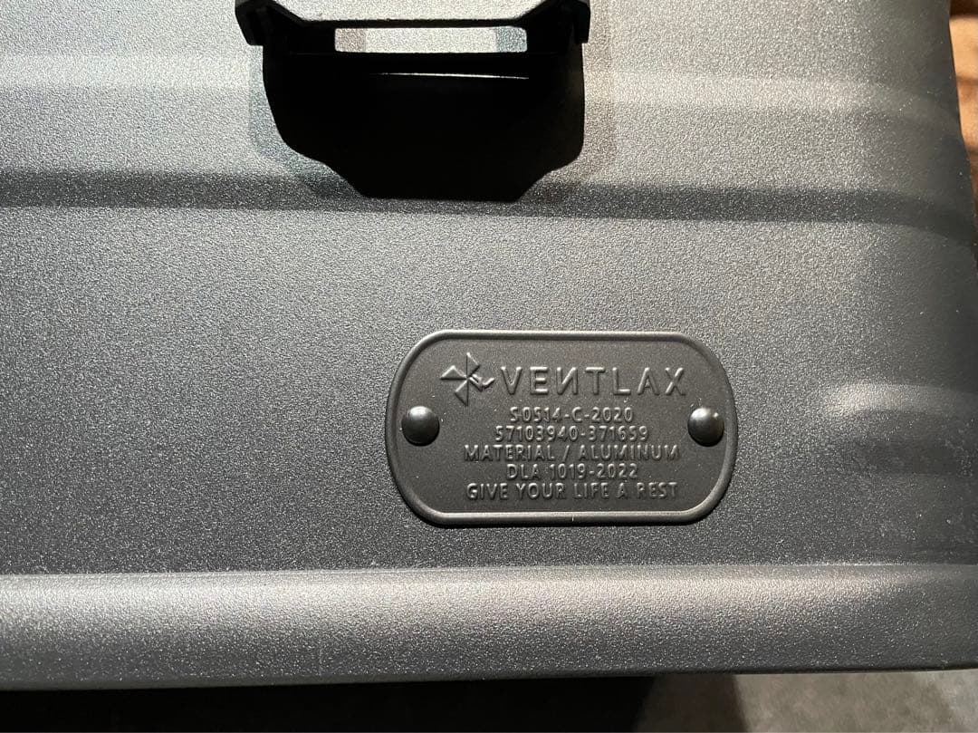 VENTLAX アルミコンテナ PANDORA ブラック46L 使用回数1回