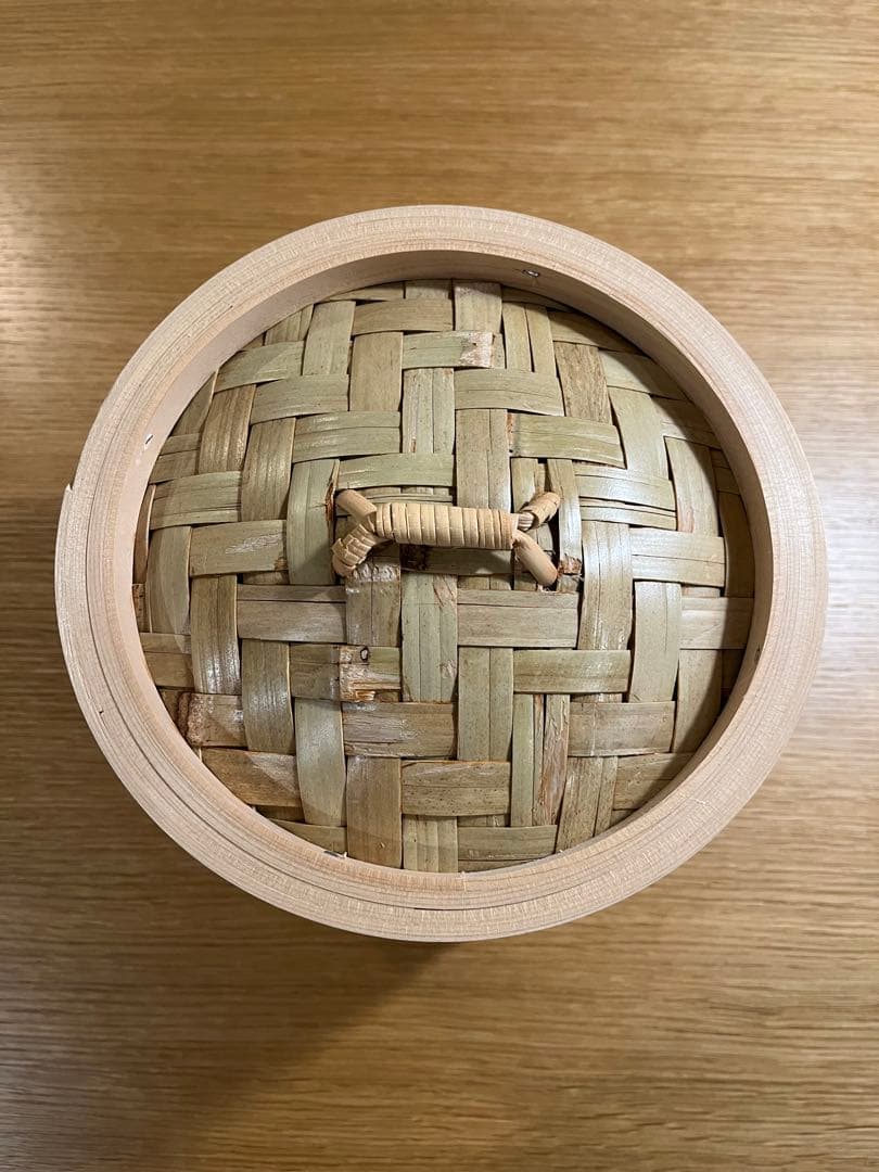 【未開封】山一 国産ひのき 中華せいろ　檜蒸篭　21㎝　2段　木曽駒印