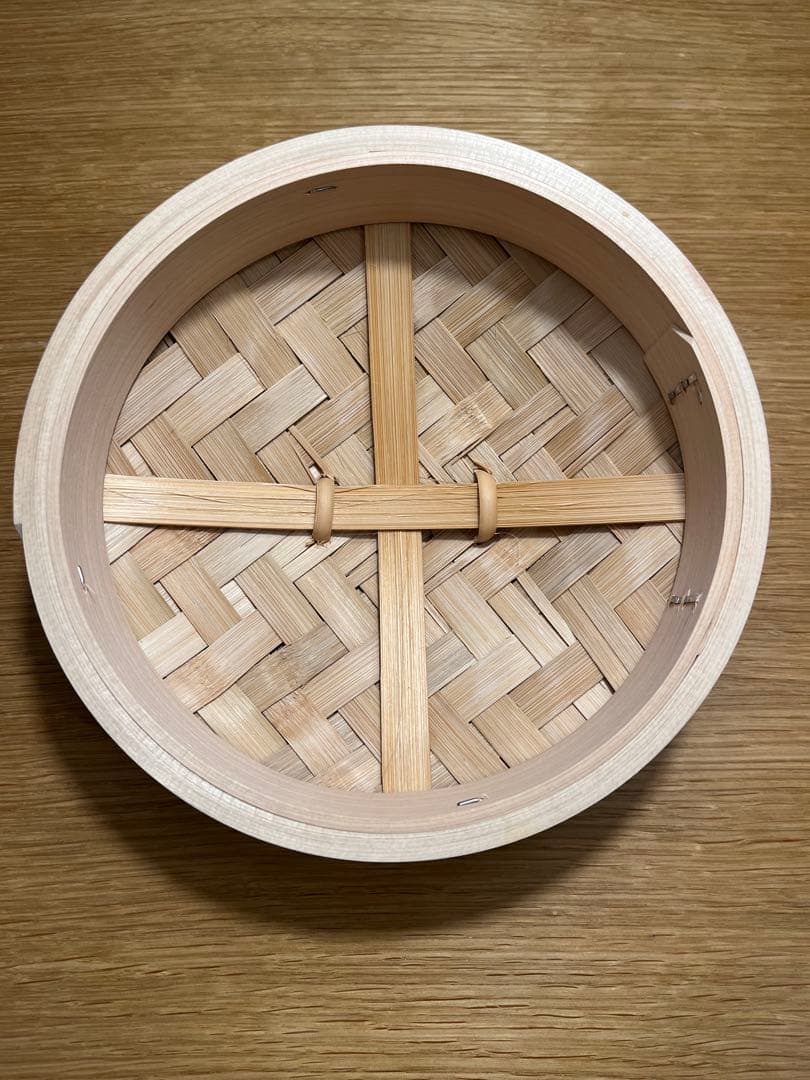 【未開封】山一 国産ひのき 中華せいろ　檜蒸篭　21㎝　2段　木曽駒印