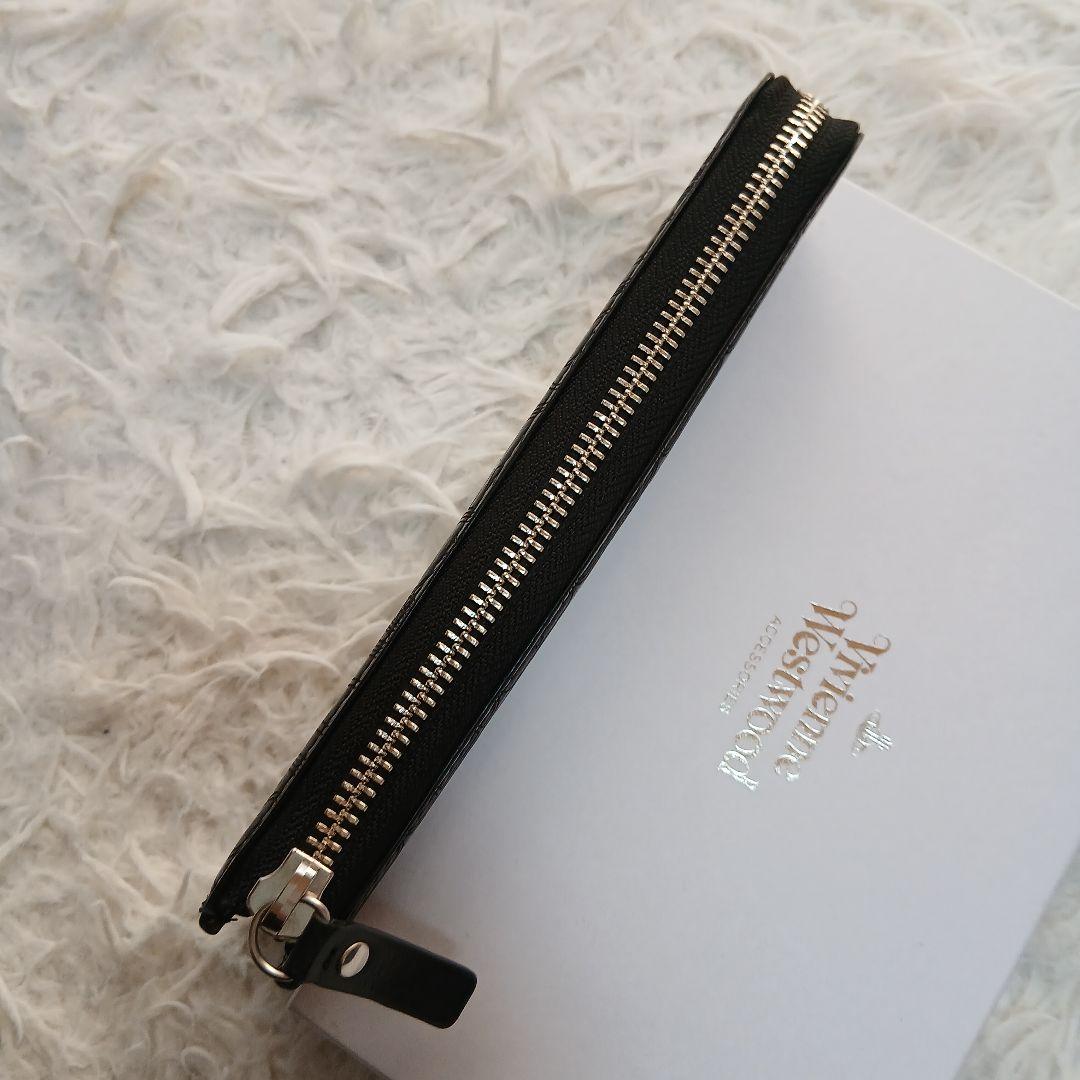 【美品】【Vivienne Westwood】マルチアイコンL字ファスナー長財布