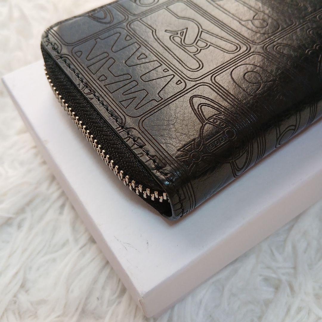 【美品】【Vivienne Westwood】マルチアイコンL字ファスナー長財布