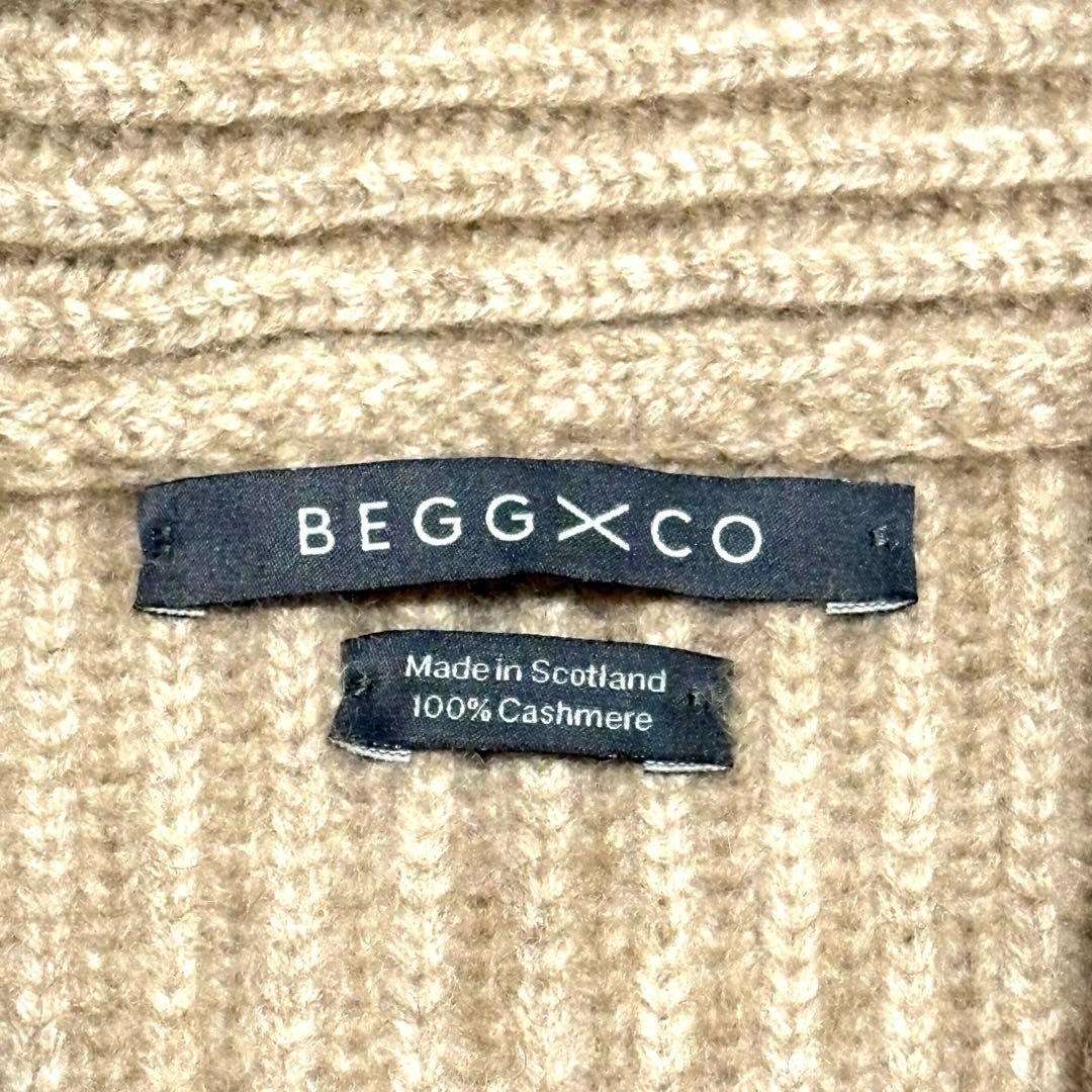 【こーちゃん様】Begg x Co カシミヤローゲージショールカラーカーディガン